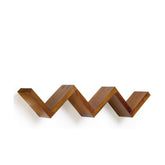 Loft stílusú, mindifából készült, lépcsőzetes kialakítású falipolc.