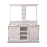 MAISON fenyőfa fürdőszobabútor tükörrel 210 cm