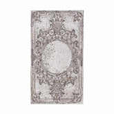 Shabby Chic stílusú, antikolt felületű, repedésekkel tarkított,, stukkókkal díszített krém színű fa falpanel