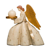 Avignoni angyal figura gyertyatartóval.