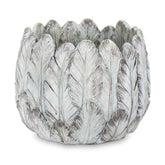 Madártoll mintázatú kaspó