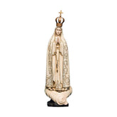 Fátimai Szűzanyát ábrázoló figura.