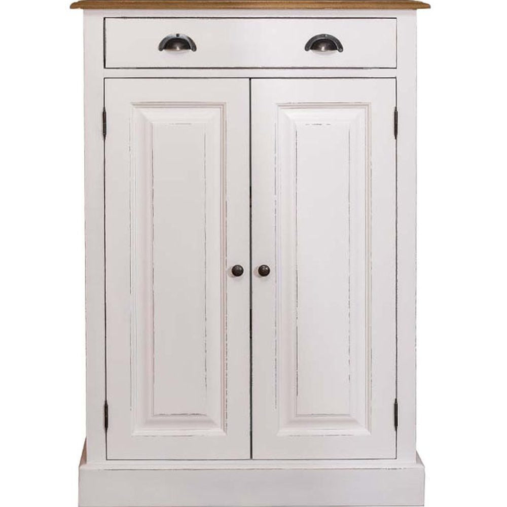 Fenyőfából készült előszobaszekrény 2 darab fiókkal