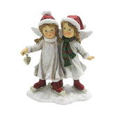 Korcsolyázó karácsonyi angyalok.