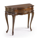 Tömör mahagónifából készült klasszikus koloniál stílusú kézműves konzolasztal