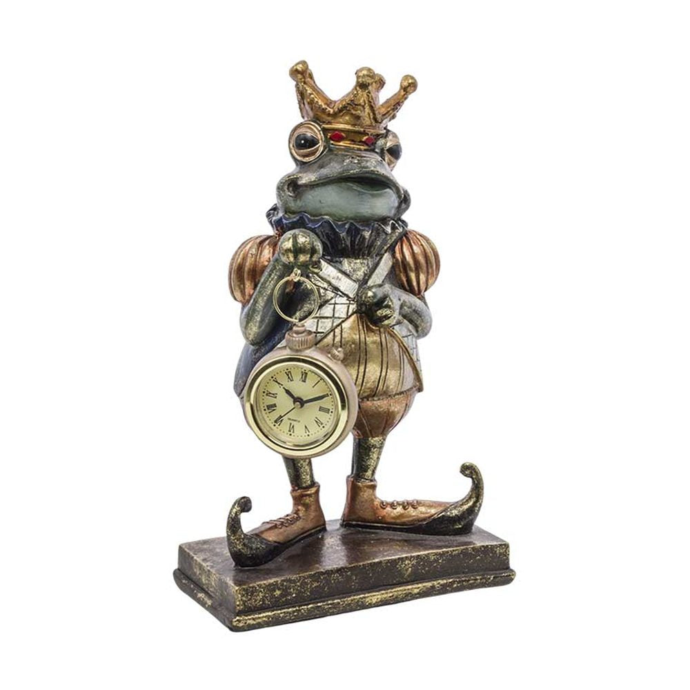 Fub Funky stílusú, 26 cm magas békakirályfi figura zsebórával