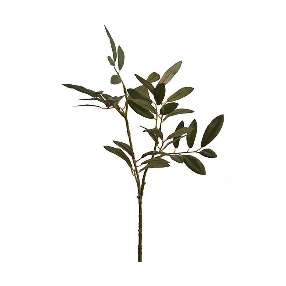 Őszi hangulatú, 41 cm magas, zöldesszürke színű olíva pick műnövény.