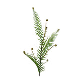 Óriás méretű, élethű megjelenésű, 130 cm magas páfrány ág műnövény .