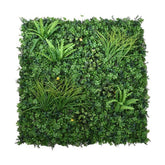 Mű növényfal panel 100 x 100 cm fű mix "Gramineae"