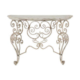 ANTOINETTE fehér shabby konzolasztal 112,5 cm