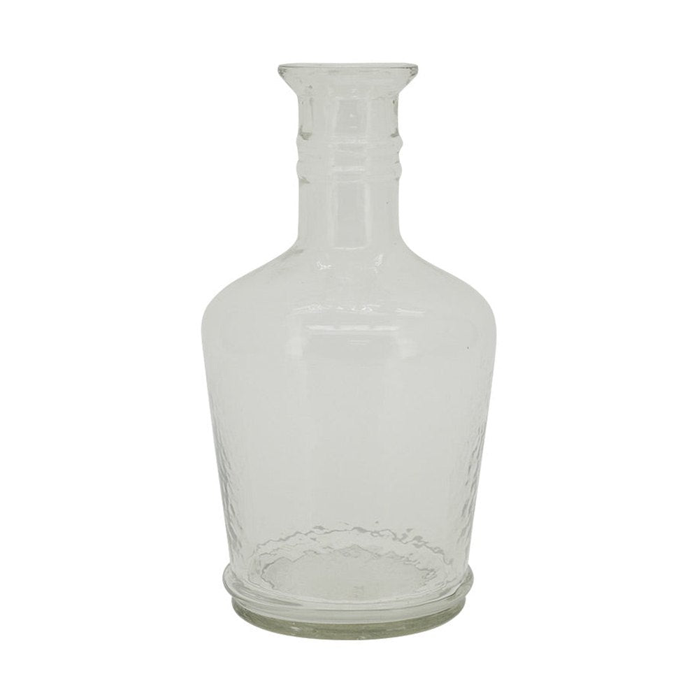 Vintage stílusú, vastag falú, vizes üvegpalack
