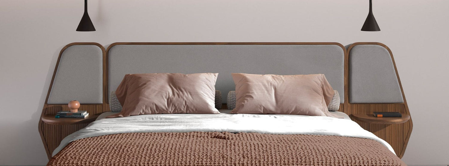 Elegáns, kortárs stílusú design hotelágy.