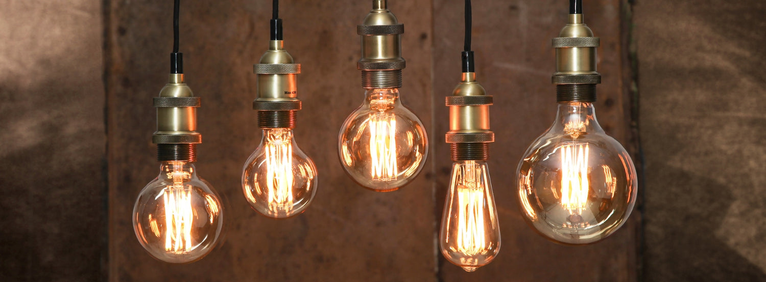 Vintage LED izzók.