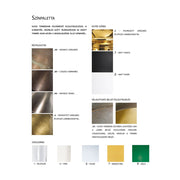 Moretti Luce színminta paletta.