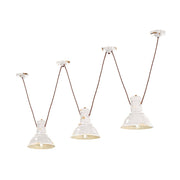 3 darab ipari stílusú lámpából álló függeszték.