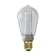 New Generation Classic meleg fehér fényű LED dekorációs izzó áttetsző üveggel.