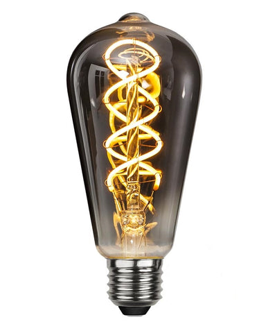 HEAVY SMOKE FILAMENT dimmelhető LED dekor vintage izzó ST64 E27