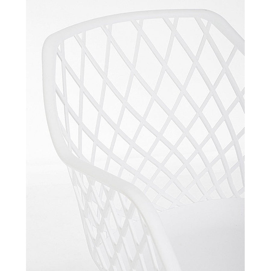 OPTIK 4 db fehér műanyag étkezőszék