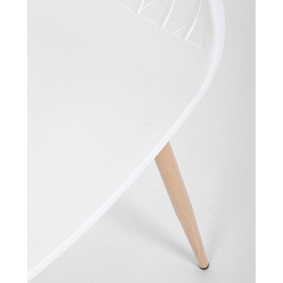 OPTIK 4 db fehér műanyag étkezőszék