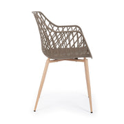 Taupe színű, modern étkezőszék.