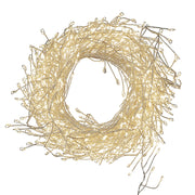 Meleg fehér fényű, 720 cm hosszú, 720 LED.es fényfüzér.