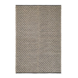 Fekete-natúr kültéri szőnyeg 200x300 cm – Dhawan kollekció, geometrikus mintás felülnézet