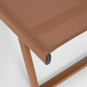 kortárs stílusú, dönthető, agyagbarna színű, alumínium napozóágy