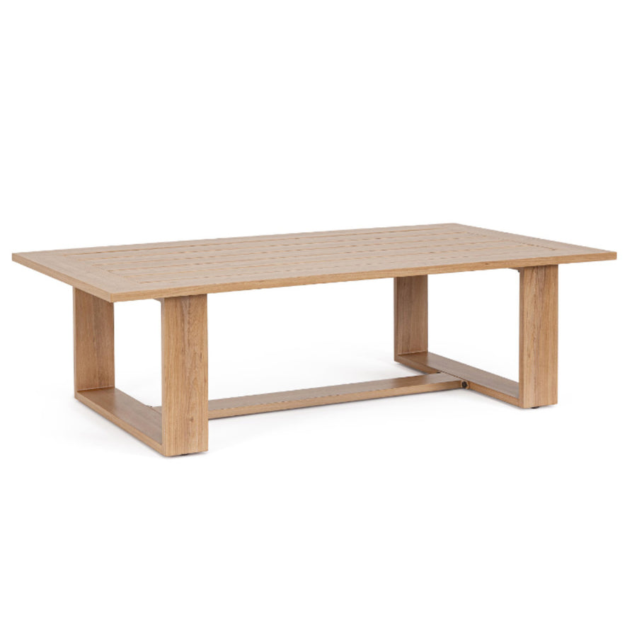 A kortárs stílusú, fa hatású ülőgarnitúra dohányzóasztal tagja.