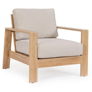 A kortárs stílusú, fa hatású ülőgarnitúra fotel tagja.