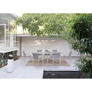 ISACCO bézs kerti étkezőasztal 240 cm