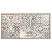 Mediterrán mozaik mintás porcelán asztallap felülnézet – Kalimera kerti bárasztal