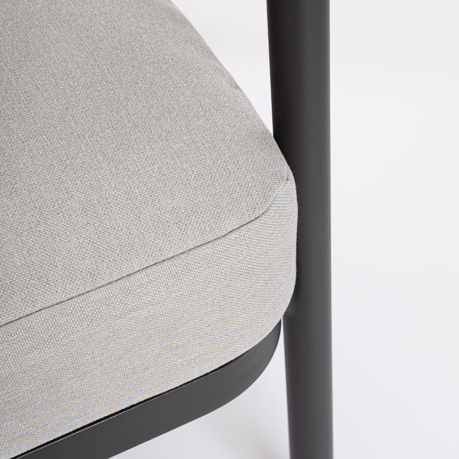 Miravet kerti ülőpárna részlet olefin szövettel