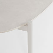 Miravet dohányzóasztal részlet szinterezett kő asztallappal