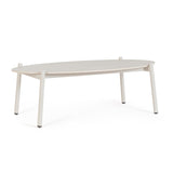 Miravet kültéri dohányzóasztal fehér szinterezett kő asztallappal