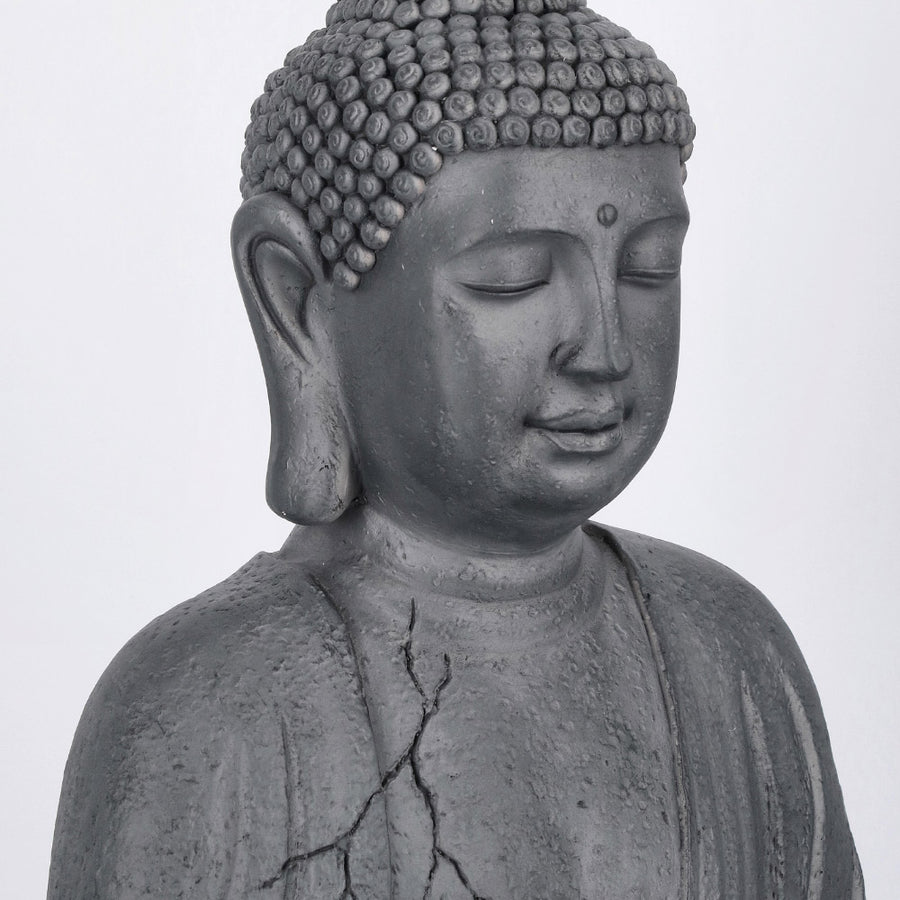 PATTAYA fekete kültéri Buddha szobor 71 cm