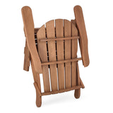 Összehajtott kültéri karosszék – akáciafa szerkezet, helytakarékos kialakítás