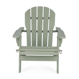 Elölnézet – zsályazöld akáciafa kültéri karosszék karfákkal