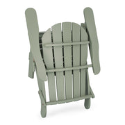 Összehajtott kültéri karosszék – akáciafa szerkezet, helytakarékos kialakítás