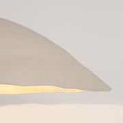 Kortárs stílusú, matt fehér színű, 60,5 cm átmérőjű, design függeszték lámpa