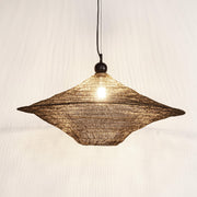 Kortárs stílusú, aranyszínű, dróthálóból készült, design függeszték lámpa