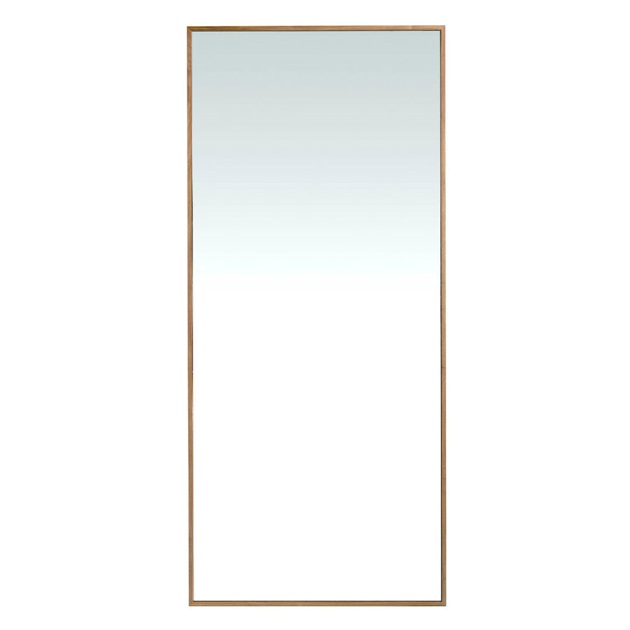 Angel Cerdá modern téglalap alakú dizájn tükör front nézetből