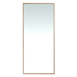 Angel Cerdá modern téglalap alakú dizájn tükör front nézetből