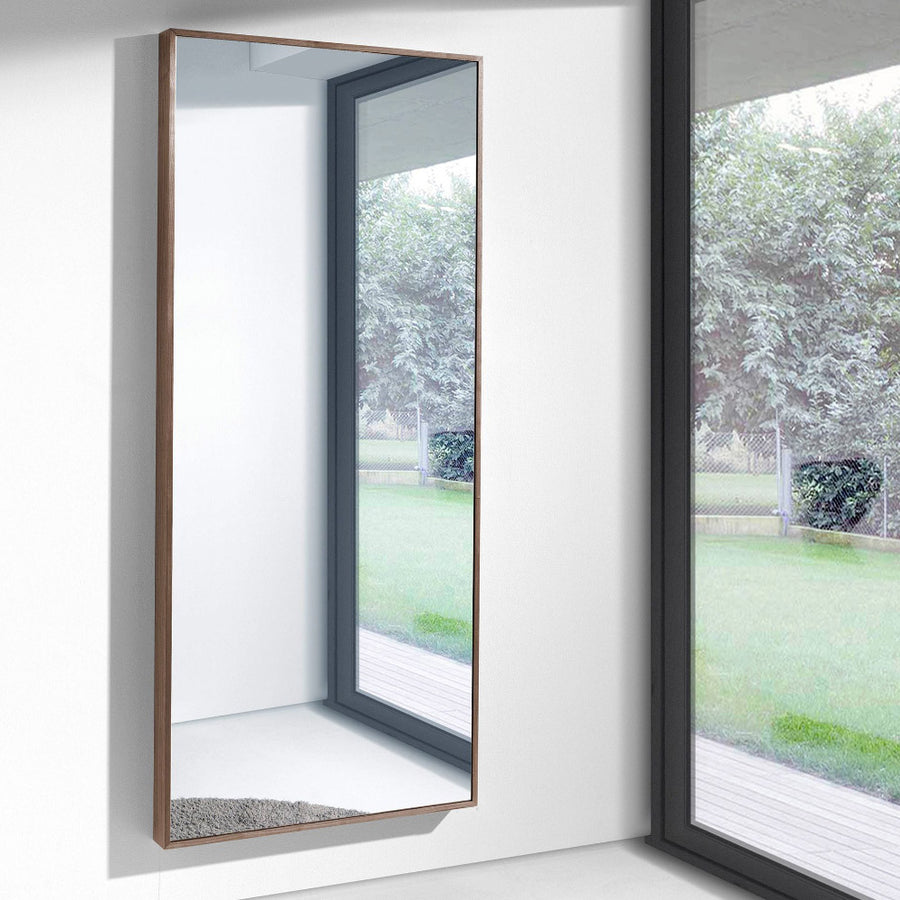 Angel Cerdá diófa furnéros falitükör enteriőrben