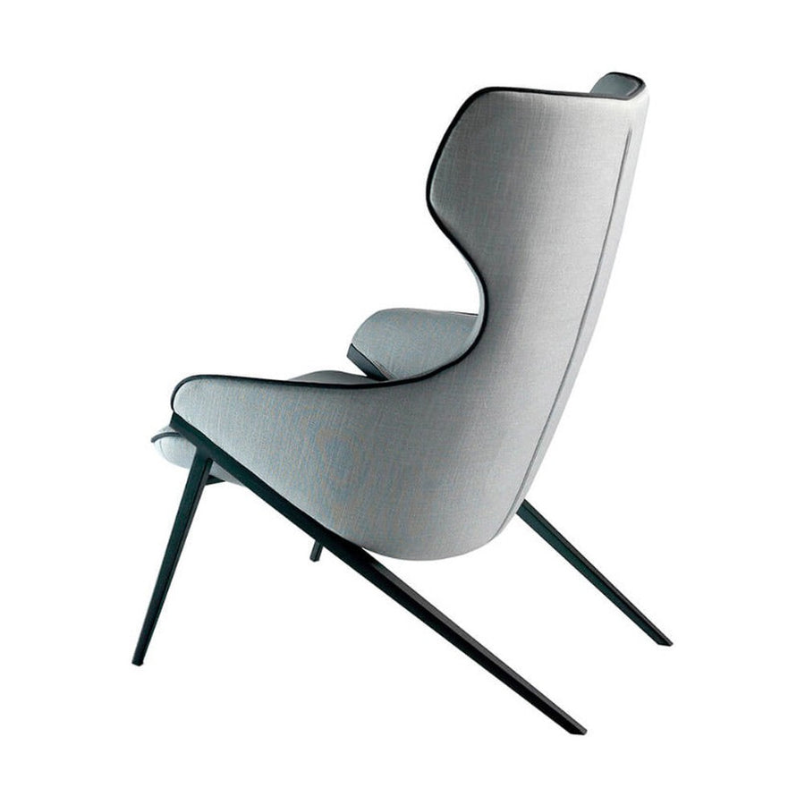 Kortárs szövet fotel világosszürke 102 cm