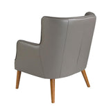 Angel Cerdá bőr fotel hátulnézet modern kialakítással