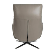 Angel Cerdá szürke design fotel hátulnézet csillaglábazattal