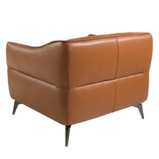 Angel Cerdá design fotel hátulnézet rozsdamentes acél lábakkal