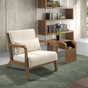 Kortárs fotel fehér 74 cm