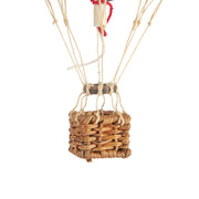 Vintage stílusú, függeszthető, pasztell szivárványszínű dekorációs hőlégballon