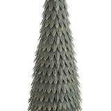 Fém dekor fenyőfa csillag levelekkel textúrázott felület.